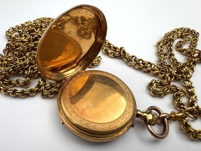Montre de gousset de dame boiter or 18k 25,9g...
