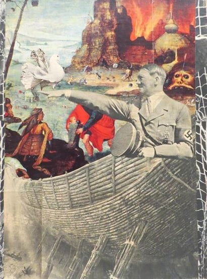 Pierre JOURDA (1931-2007)
Le déluge, 1966
Collage...