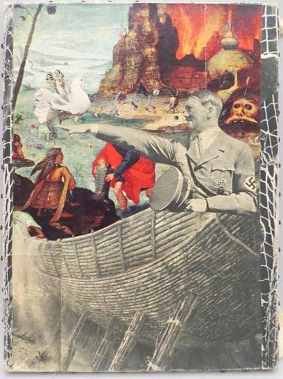 Pierre JOURDA (1931-2007)
Le déluge, 1966
Collage...