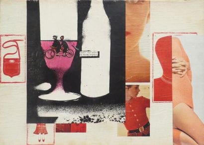 Pierre JOURDA (1931-2007)
Sans titre, 1966
Collage...