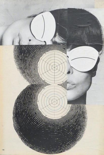 Pierre JOURDA (1931-2007)
Sans titre, 1965
Collage...