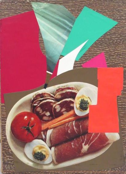 Pierre JOURDA (1931-2007)
Comestible en rouge,...