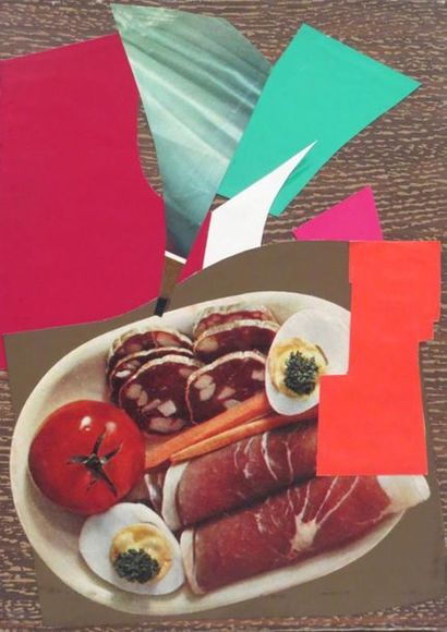 Pierre JOURDA (1931-2007)
Comestible en rouge,...