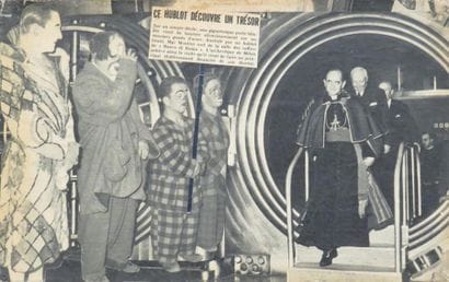 Pierre JOURDA (1931-2007)
La visite du Dio-pèse,...