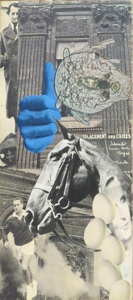 Pierre JOURDA (1931-2007)
Le Sang Bleu
Collage...