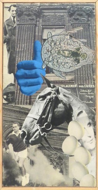 Pierre JOURDA (1931-2007)
Le Sang Bleu
Collage...