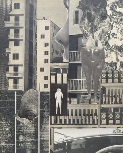 Pierre JOURDA (1931-2007)
Sarcellityde, 1967
Collage...