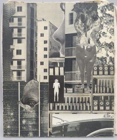 Pierre JOURDA (1931-2007)
Sarcellityde, 1967
Collage...