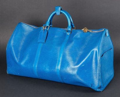 LOUIS VUITTON
Sac Keepall
Cuir Epis bleu...