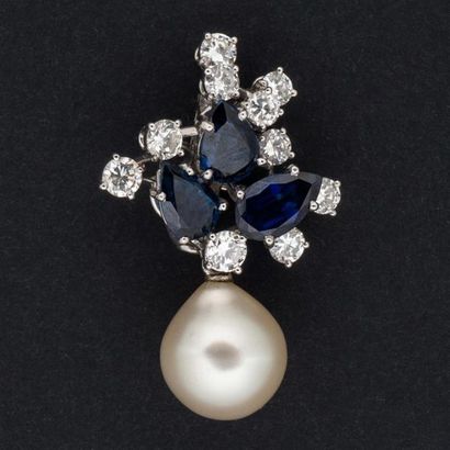 Pendentif diamants taille brillant,1 carat...
