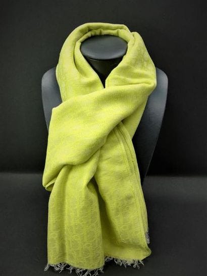 DIOR, 
Etole couleur vert anis , monogra...