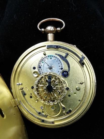 Montre de gousset à sonnerie en or
Poids...
