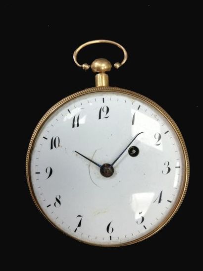 Montre de gousset à sonnerie en or
Poids...