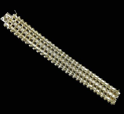 Bracelet maille souple en or 
Poids : 41.9...
