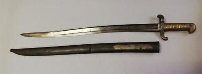 Rare baïonnette française modèle 1842. Lame...