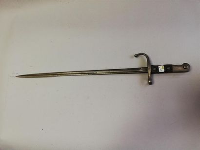 Baïonnette turque, poignée type 1890, lame...