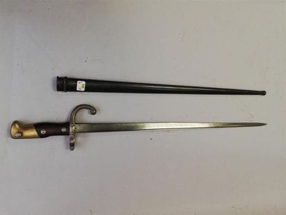 Baïonnette réglementaire fusil Gras 1874...