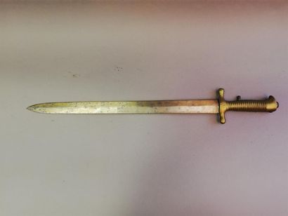 Rare baïonnette Piémont modèle 1844. Lame...