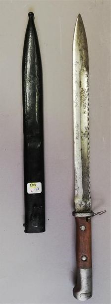 Baïonnette allemande modèle 14, lame dents...