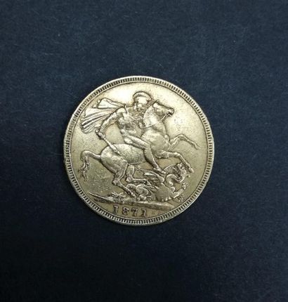 1 pièce Souverain or 