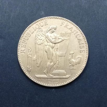 1 pièce de 100 fr or République: 1879 A
Poids...