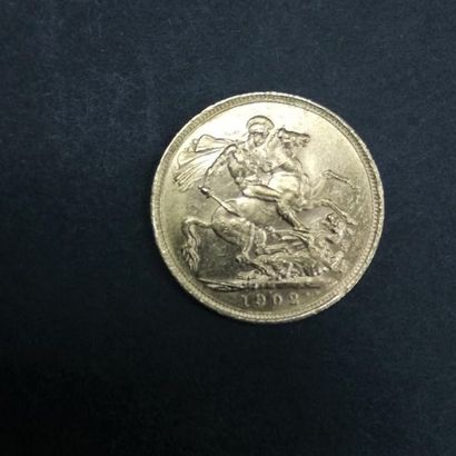 54 pièces d'or Souverain, Georges VII, 1902
(Frais...