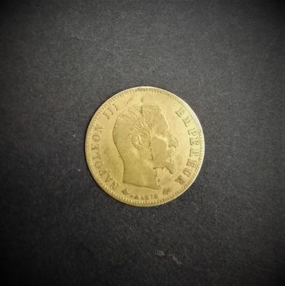 5 fr Napoléon or 
Poids: 1.8 g 