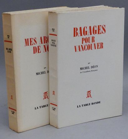 DÉON (Michel). MES ARCHES DE NOÉ. * - BAGAGES...