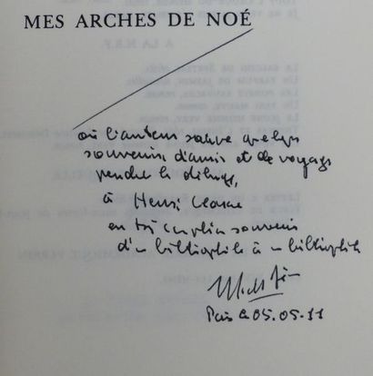 DÉON (Michel). MES ARCHES DE NOÉ. * - BAGAGES...