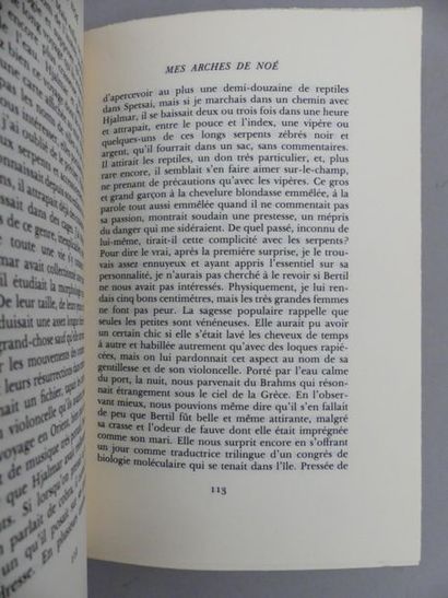 DÉON (Michel). MES ARCHES DE NOÉ. * - BAGAGES...