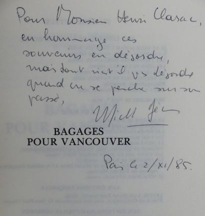 DÉON (Michel). MES ARCHES DE NOÉ. * - BAGAGES...