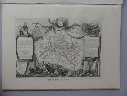 [ATLAS]. LEVASSEUR (V.). ATLAS NATIONAL ILLUSTRÉ...