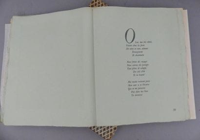 APOLLINAIRE (Guillaume). OMBRE DE MON AMOUR....