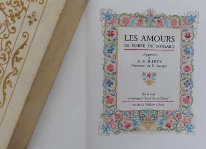 RONSARD (Pierre de). LES AMOURS. Paris, Les...