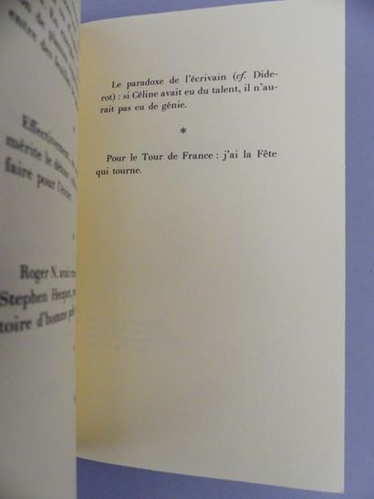 BLONDIN (Antoine). UN MALIN PLAISIR. Paris,...