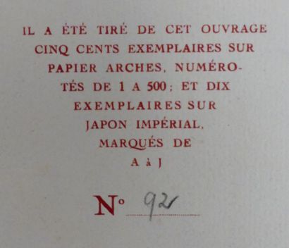 NOURY (Jean). HEURES GALANTES. Sans lieu...