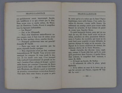 MORAND (Paul). FRANCE LA DOULCE. Paris, Gallimard,...