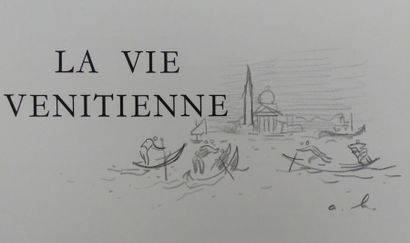 RÉGNIER (Henri de). LA VIE VÉNITIENNE. Paris,...
