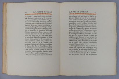 MORAND (Paul). LA FLEUR DOUBLE. Paris, Chez...