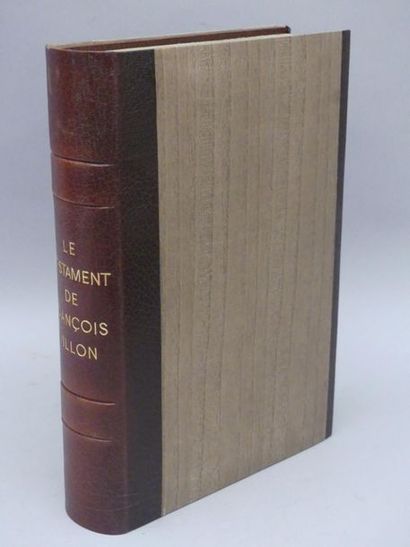 VILLON (François). LE TESTAMENT. Illustré...