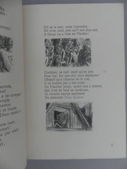 VILLON (François). LE TESTAMENT. Illustré...