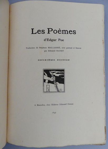 [MALLARMÉ (Stéphane)]. POE (Edgar). LES POÈMES....