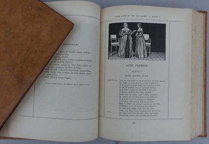 MOLIÈRE. OEUVRES. Paris, Crès, 1924. Deux...