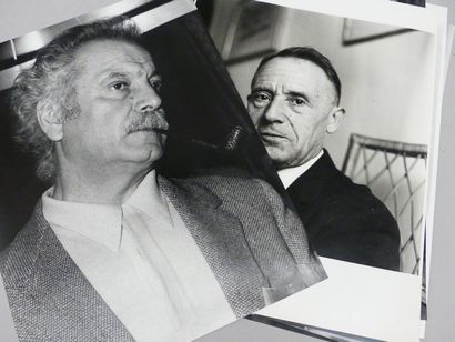 [PHOTOGRAPHIE]. ENSEMBLE DE 9 PORTRAITS PHOTOGRAPHIQUES...