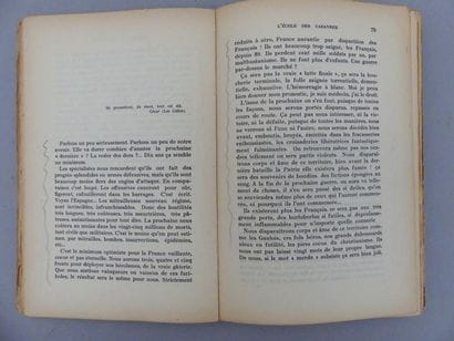 CÉLINE (Louis-Ferdinand). L'ÉCOLE DES CADAVRES....