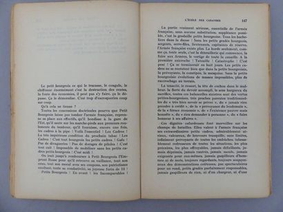 CÉLINE (Louis-Ferdinand). L'ÉCOLE DES CADAVRES....