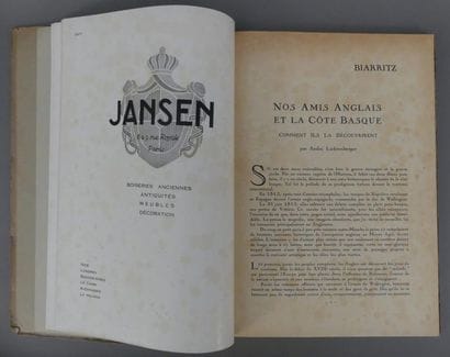 [BIARRITZ]. BIARRITZ. Ouvrage de luxe. 1928....