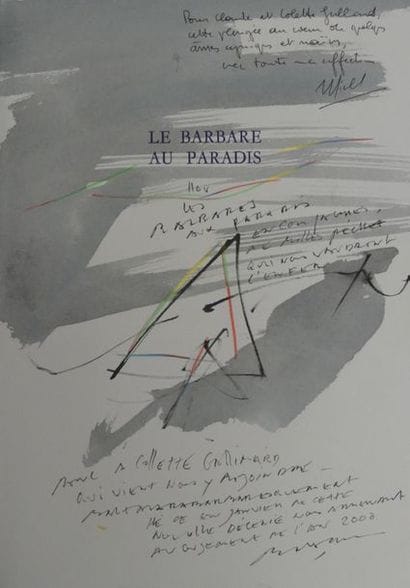 DÉON (Michel). LE BARBARE AU PARADIS. Paris,...