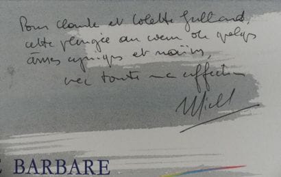 DÉON (Michel). LE BARBARE AU PARADIS. Paris,...