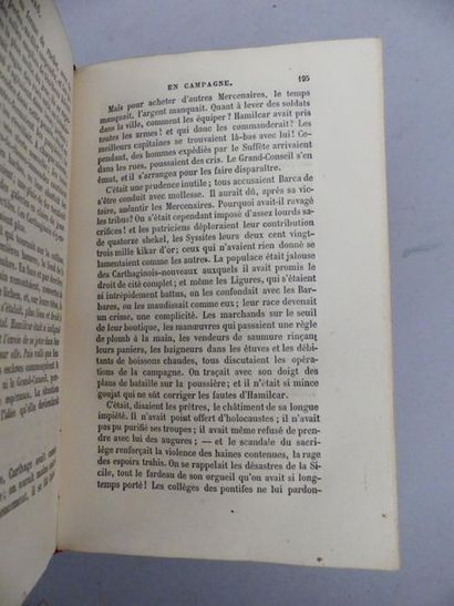 FLAUBERT (Gustave). SALAMMBÔ. Paris, Charpentier,...